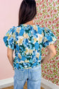 Leilani Short Puff Sleeve Blouse