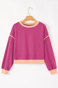 Violeta Loose Pullover and Lace-up Waist Skort Set