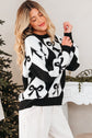 Daetta Rhombus Knit Loose Sweater