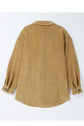 Giuliana Patched Up Corduroy Shacket