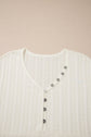 Frankie Raw Seam Henley Tee