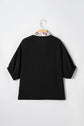 Keziah Sleeve Patchwork Trim Blouse