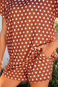Ruthie Dot Print Short Set