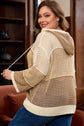 Icelynn Knit Hooded Jumper PLUS Sweater