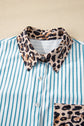 Savannah Contrast Patchwork Long Shirt
