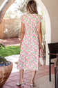 Callie Sleeve Elegant Midi Dress