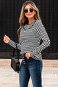 Remi Stripe Double-layer Long Sleeve Top