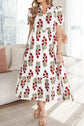 Promise Sleeve Tiered Maxi Dress