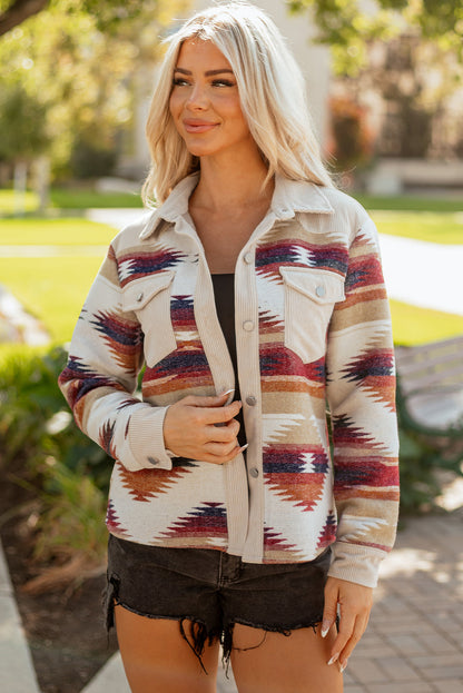 Emily Flap Raw Hem Shacket