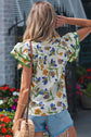 Kaliyah Binding Tape Cotton Blouse