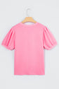 Lilah Short Puff Sleeve Blouse