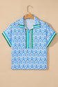 Jade Sleeve Summer Blouse Top