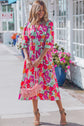 Lisa Puffy Half Sleeve Dress
