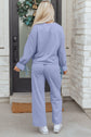 Rory Beau Flounce Long Sleeve Lounge Set
