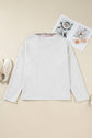 Olivia Patchwork Zipped Collar Pullover