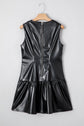 Lillian Hem Sleeveless Mini Dress