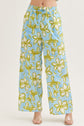 Floral Wide Leg Pants