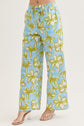 Floral Wide Leg Pants