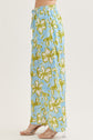 Floral Wide Leg Pants