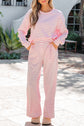 Amber Stripe Drop Shoulder Set