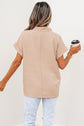 Jessica Rolled Short Sleeve Blouse