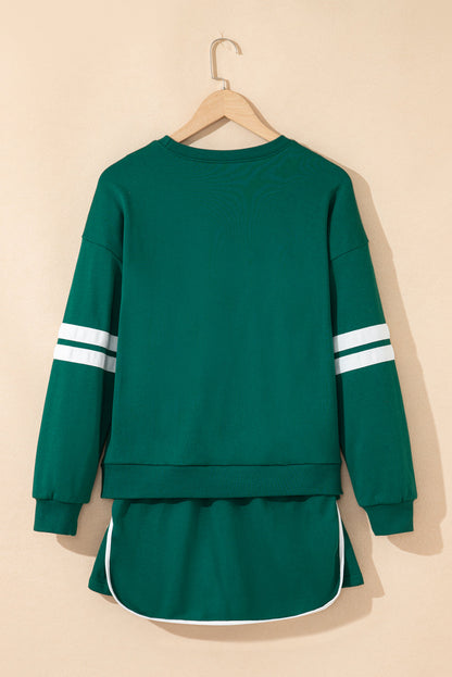 Sophia Shoulder Pullover Mini Skirt
