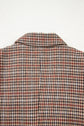 Aria Houndstooth Lapel Collar Blazer