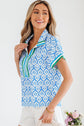 Jade Sleeve Summer Blouse Top