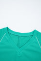 Dani Colorblock Trim Pullover Top