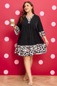 Sage Ruffle Hem Mini PLUS Dress