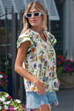 Kaliyah Binding Tape Cotton Blouse