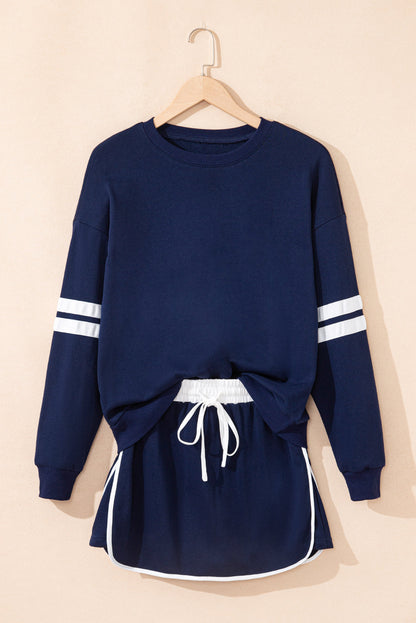Sophia Shoulder Pullover Mini Skirt