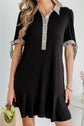 Mckenzie Sleeve Shift Mini Dress