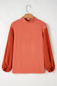 June Swiss Dot Balloon Sleeve Loose Blouse