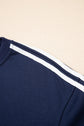 Hana Striped Detail Crewneck Pullover