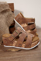 Melody Cork Wedge Platform Slippers