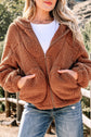 Bethany Up Hooded Sherpa Jacket