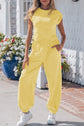 Kaitlyn Color Cropped Top Set