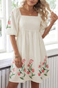 Greta Puff Sleeve Babydoll Dress