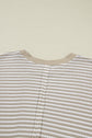 Vanessa Knit Ribbed Trim Long Sleeve PLUS Top