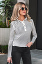 Samira Sleeve Slim top Long Sleeve Top