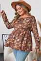 Skye Sleeve Babydoll Blouse Long Sleeve PLUS Top