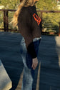 Boo Knitted Ribbed Sweater